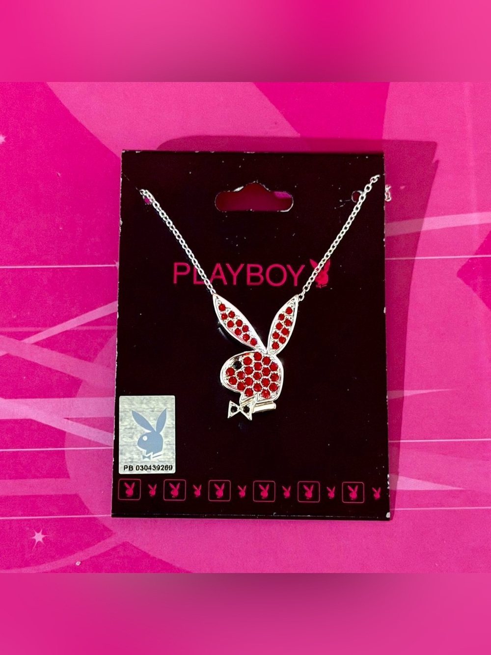 Playboy Y2K red playmate of the year necklace NWT